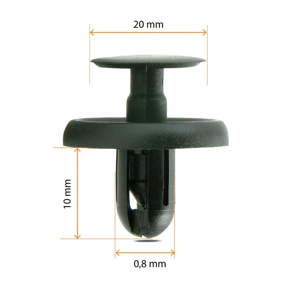 100pcs Engine Cover Grille Bumper Retainer Clips For Toyota/Lexus - Foto 7