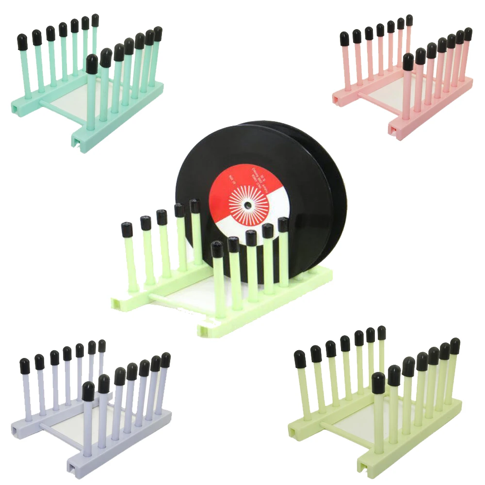 

Vinyl Record Holder Stand Rack Organizer Display Stand Fit 12" or 7" Record