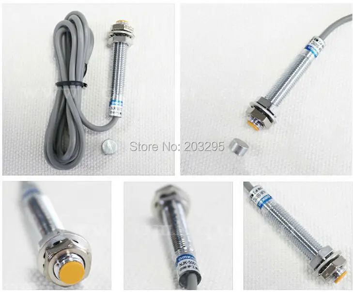 

M8 hall effect magnetic sensor PNP NC NJK-5001B2,3 wire, 50mm length, hall sensor