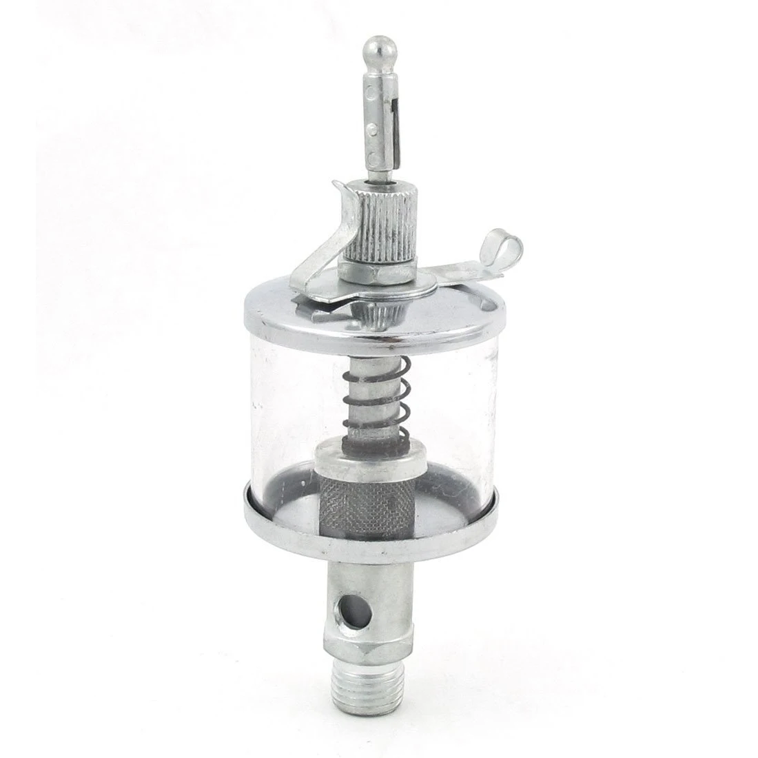 

HOT 50mL Engine Machine Lubricator Oil Gravity Drip Feed Oiler Clear+Silver