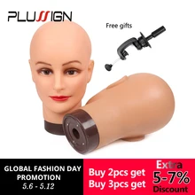 Профессиональная стильная голова Женский манекен голова 20 дюймов тренировочная головка с настольным зажимом для изготовления парика шляпа дисплей макияж практика