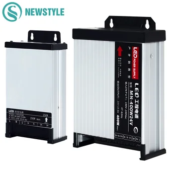 

Rainproof DC12V / DC24V LED Power Adapter 60W 100W 200W 250W 400W Outdoor LED Driver Transformers For 5050 Led Strips