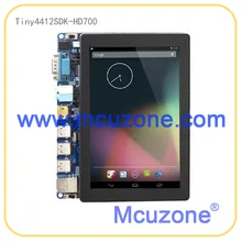 TINY4412SDK 1312 4 Гб памяти на носителе EMMC 1 ГБ DDR3 hd700 с высоким уровнем definitionand общего дюймовым экраном 800*1280 Andriod4.2 exynos4412 Cortex-A9