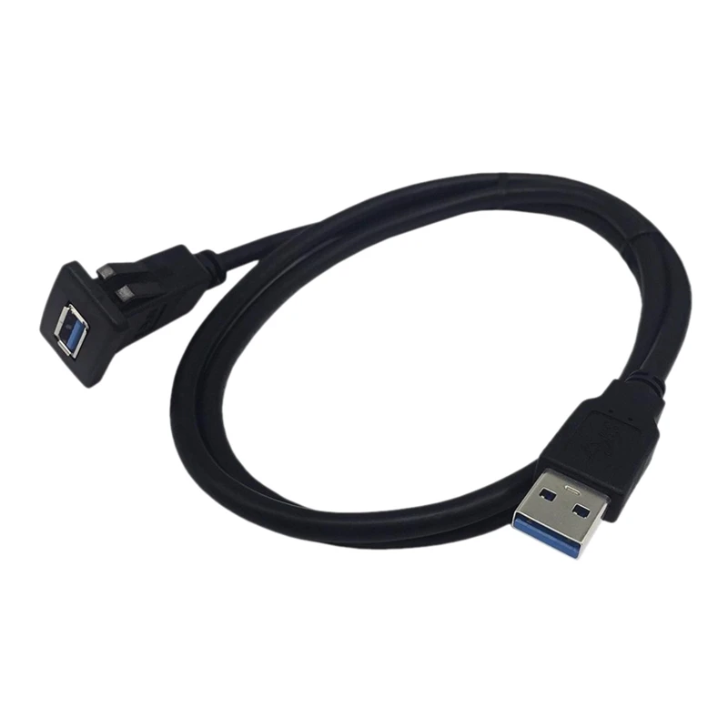 1 м Разъем Кабель USB 3 0 Авто заподлицо для автомобиля штекер к гнезду удлинитель