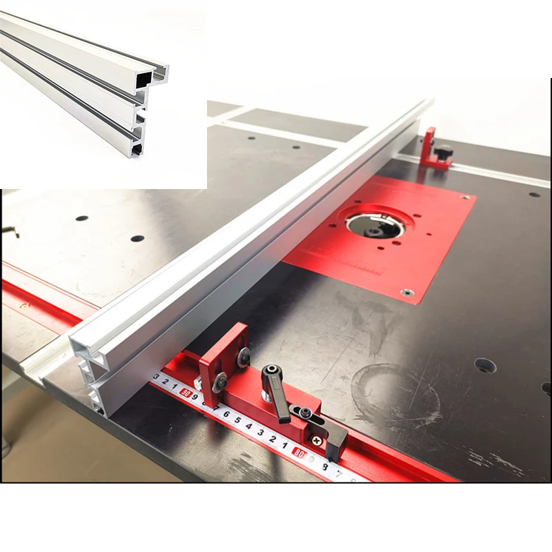 

New 800mm Aluminium Profile 75mm Height with T-tracks Woodworking Workbench DIY Tools