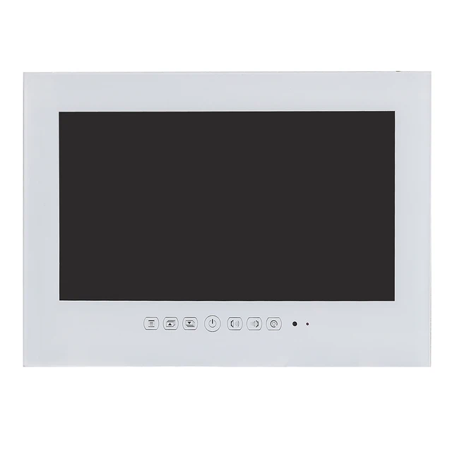Souria 27 inch 1080P Full HD WiFi Android 9 0 Smart Internet Waterproof bathroom TV Black Souria 27 inch 1080P Full HD WiFi Android 9.0 Smart Internet Waterproof bathroom TV Black/White IP66 Glass Panel