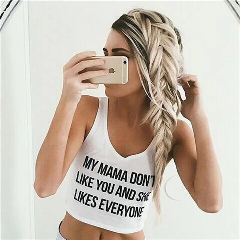 DuolaFine Глубокая О Образным Вырезом Слинг Небольшой Майки Лето Женщины Tank Top