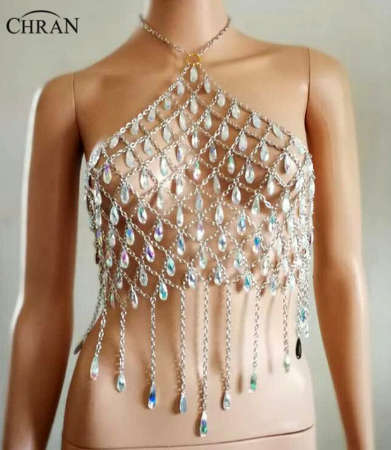 Scalemail Chainmail Top Halter Armour Metal Festival Burningman