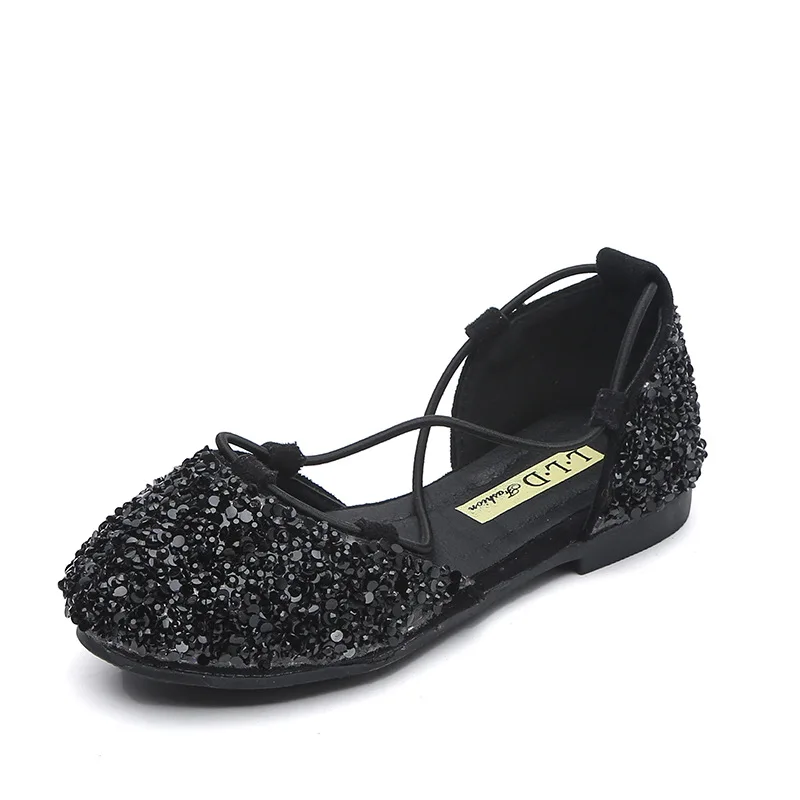 New little Baby Girls Shoes Bling Rhinestones Kids princess Shoes Girls Cocktail Party dance Shoes 1 2 3 4 5 6 7 8 9 10 11-14T