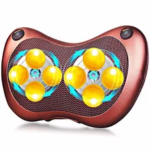 100 v-240 v шейки спины тела Шиацу Акупрессура массажная подушка коврик боль расслабляющий массажер бабочка Masaj инструменты электро массажер