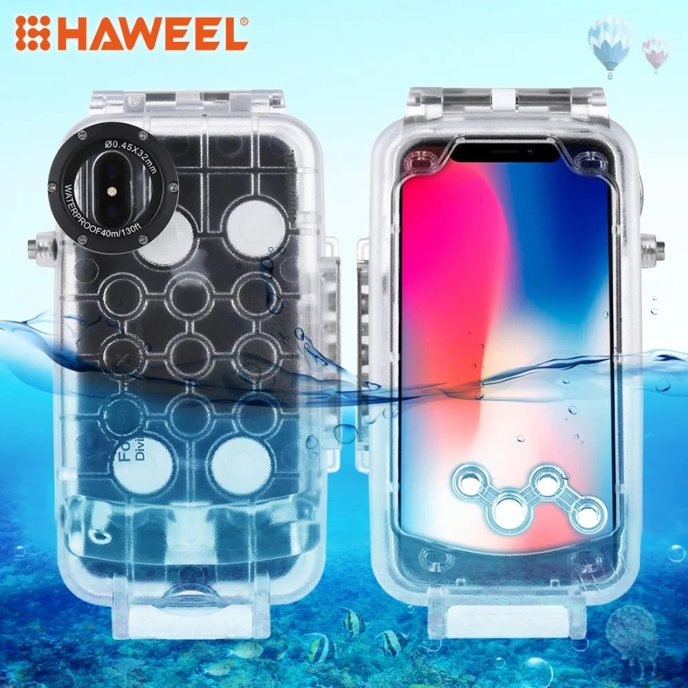 Buy HAWEEL Diving Housing For iPhone XS X 7/8&7/8plus
