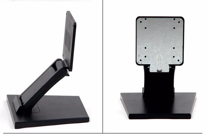 10 to 22 inch universal LCD Monitor pedestals metal double folding monitor stand Circular folded base Monitor Holder for sale (3)