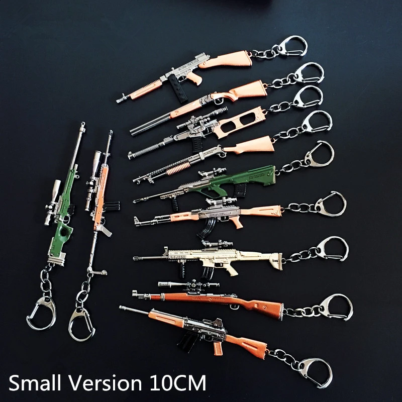

PLAYERUNKNOWN'S BATTLEGROUNDS Hanging Pendant Weapons Ornament Car Interior Ornaments Rear View Mirror Accessories Small Version