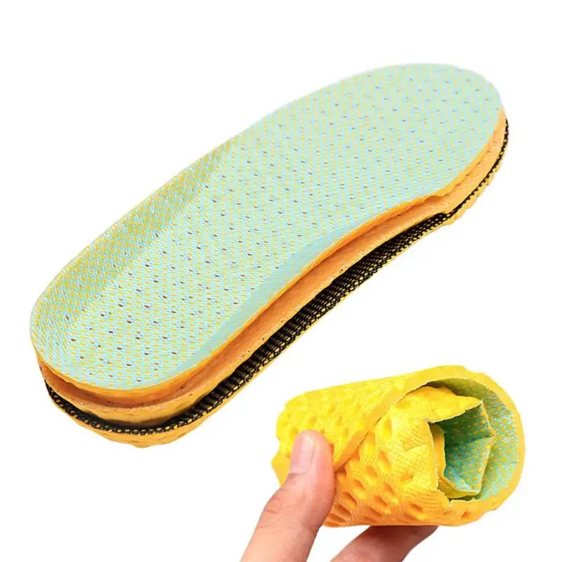 

1pair Insoles Breathable Sport Insoles Soft Net Cloth EVA Shoe Pads Shock Absorber Mats for Running Shoe Pads