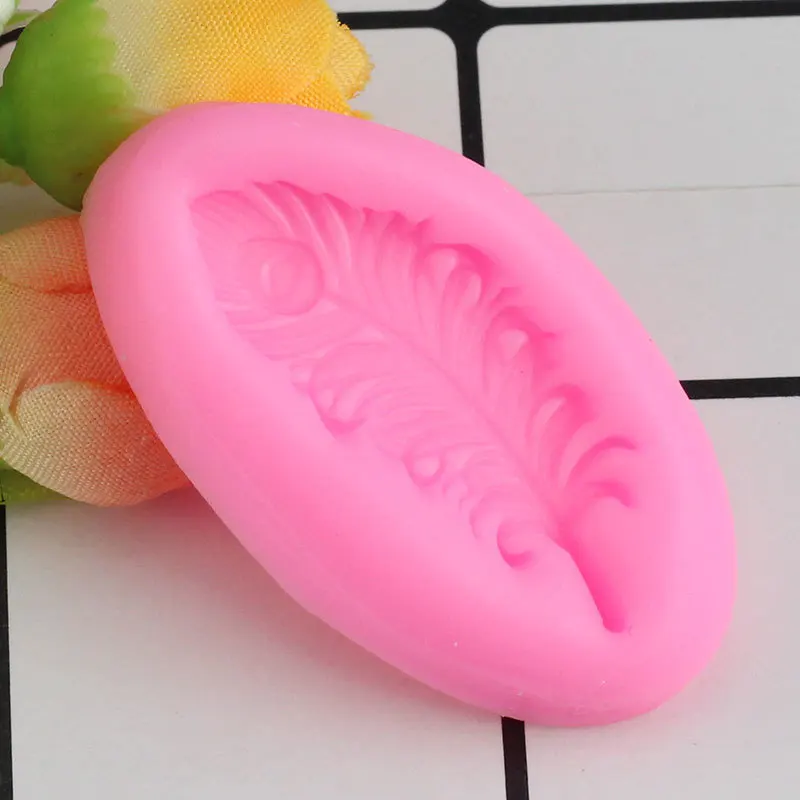 Муцзян DIY перо силиконовая форма для рукоделия в форме торта Sugarcraft Инструменты