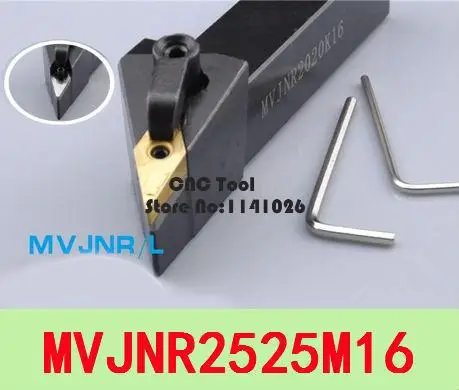 

MVJNR2525M16/ MVJNL2525M16,Metal Lathe Cutting Tools,CNC Turning Tool,Lathe Machine Tools, External Turning Tool Type MVJNR/L25*