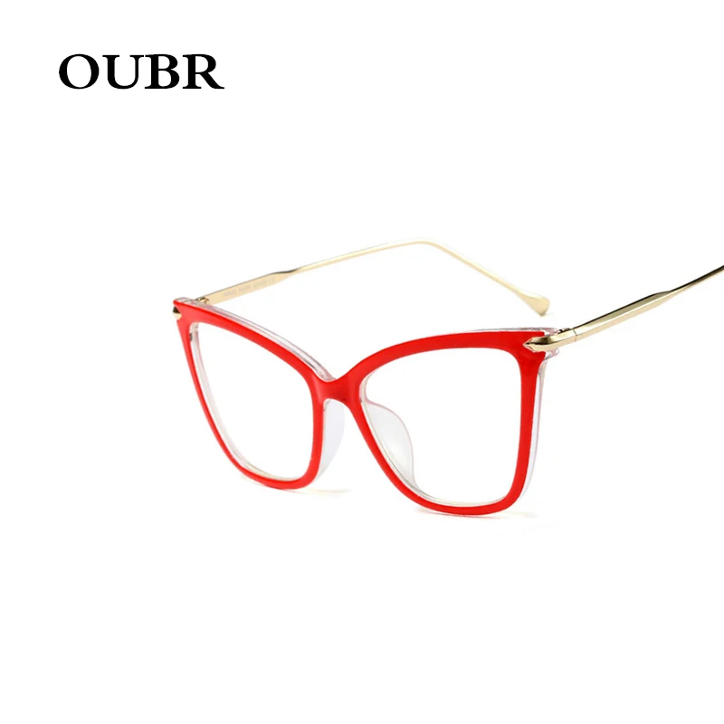 OUBR Ms. Cat Eye модные очки Ms. оптическая компьютерная оправа для очков модная черная красная оправа для очков