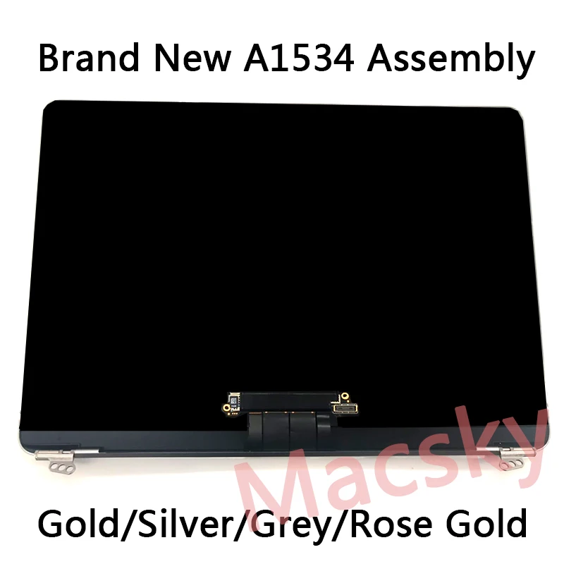 

Brand New A1534 LCD Screen Assembly For MacBook 12" A1534 Display ASSEMBLY Grey/Gold/Silver/Rose Gold 2015-2017