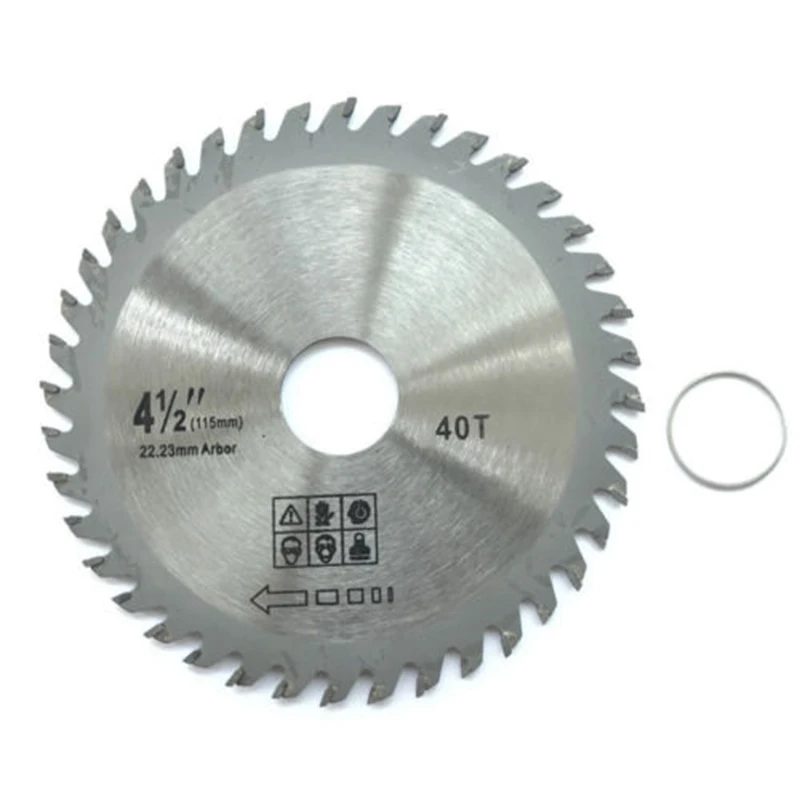 1pc 115mm 40T TCT Circular Saw Blade Wheel Discs Cutter Metal Plastic For Wood Carving Disc For Angle Grinder ► Photo 3/4