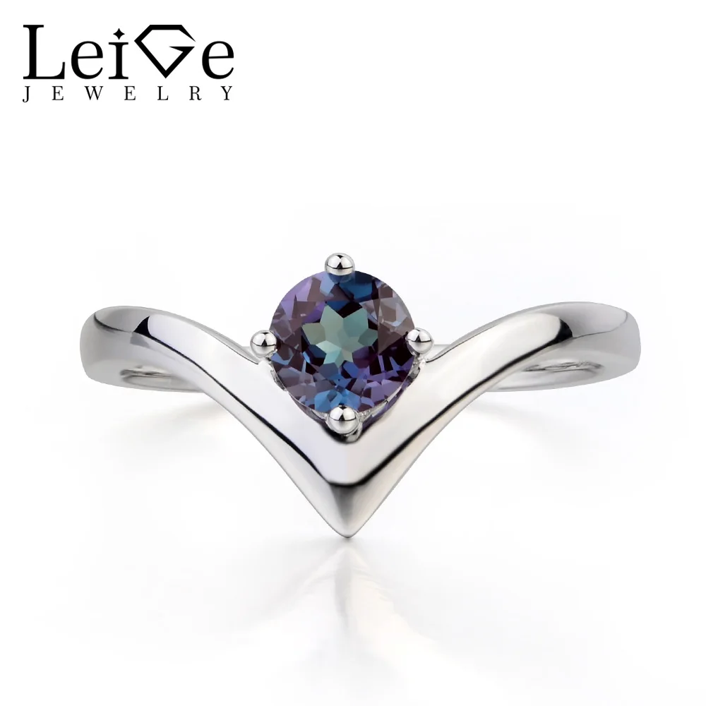 Turque 100/% CHANGEMENT DE COULEUR ALEXANDRITE 925 STERLING SILVER RING 7