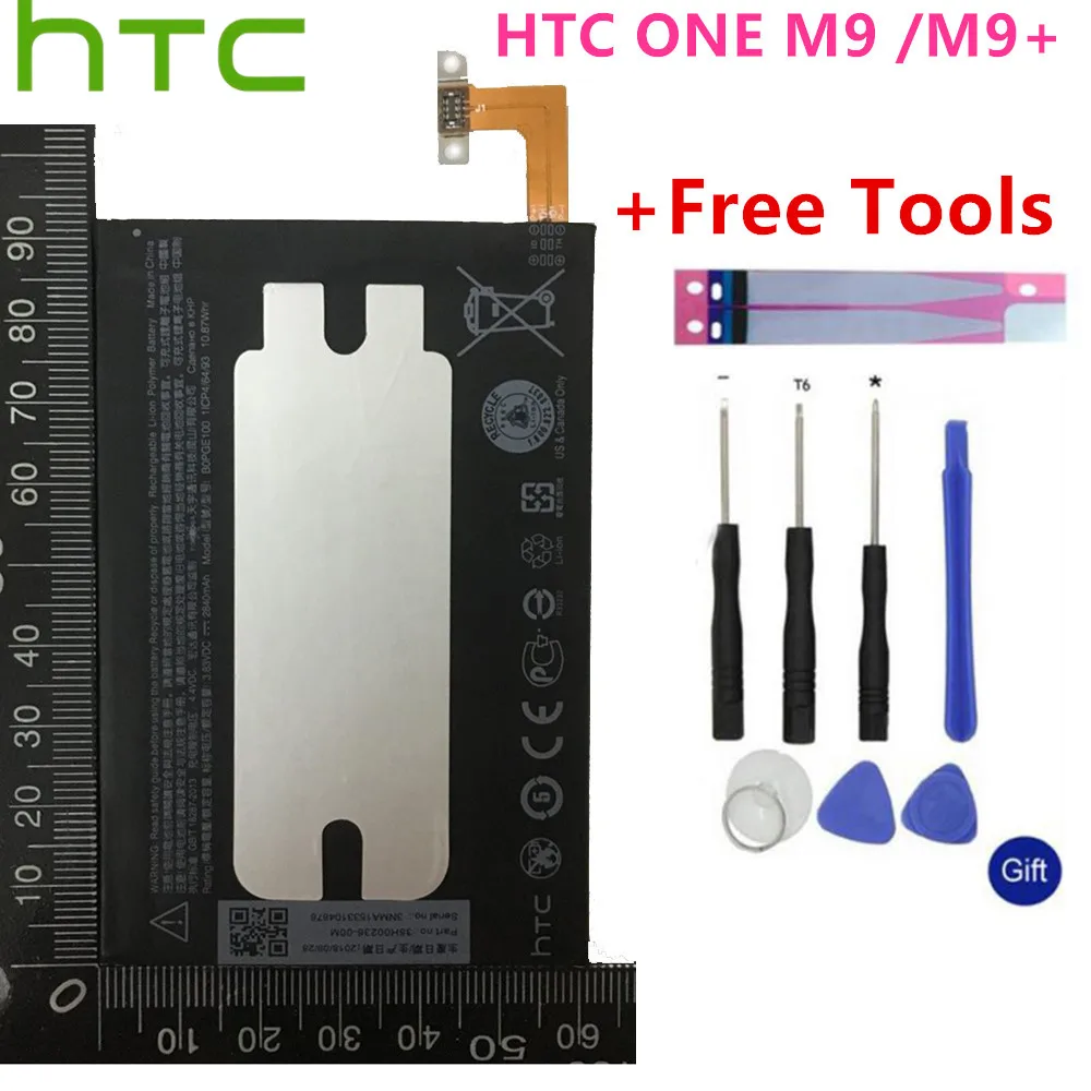 Оригинальный аккумулятор HTC BOPGE100 B0PGE100 для ONE M9 + M9W One Plus M9pt Hima Ultra 0PJA10 0PJA13