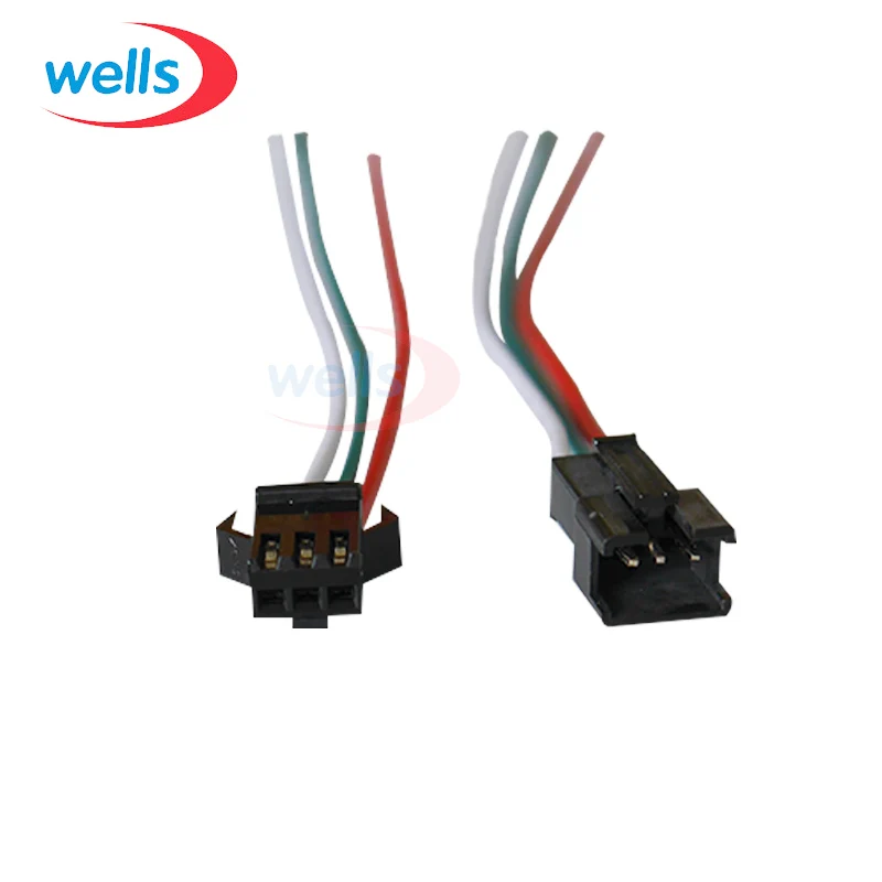 4 total 4P 2x JST-SM 4-Pin Connector Pairs ; WS2801 Addressable LED Wire USA