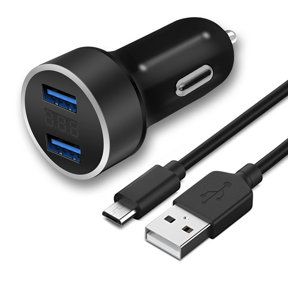 1 шт. Универсальный 3.1A Dual Usb автомобиль переходник для зарядного устройства