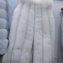 Linhaoshengyue длинный 76 см высокопоставленный литий-Лисий Мех цвета изысканный жилет