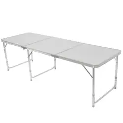 180x60x70 см стол для домашнего использования белый для пикника кемпинга использование алюминиевого сплава складной портативный стол