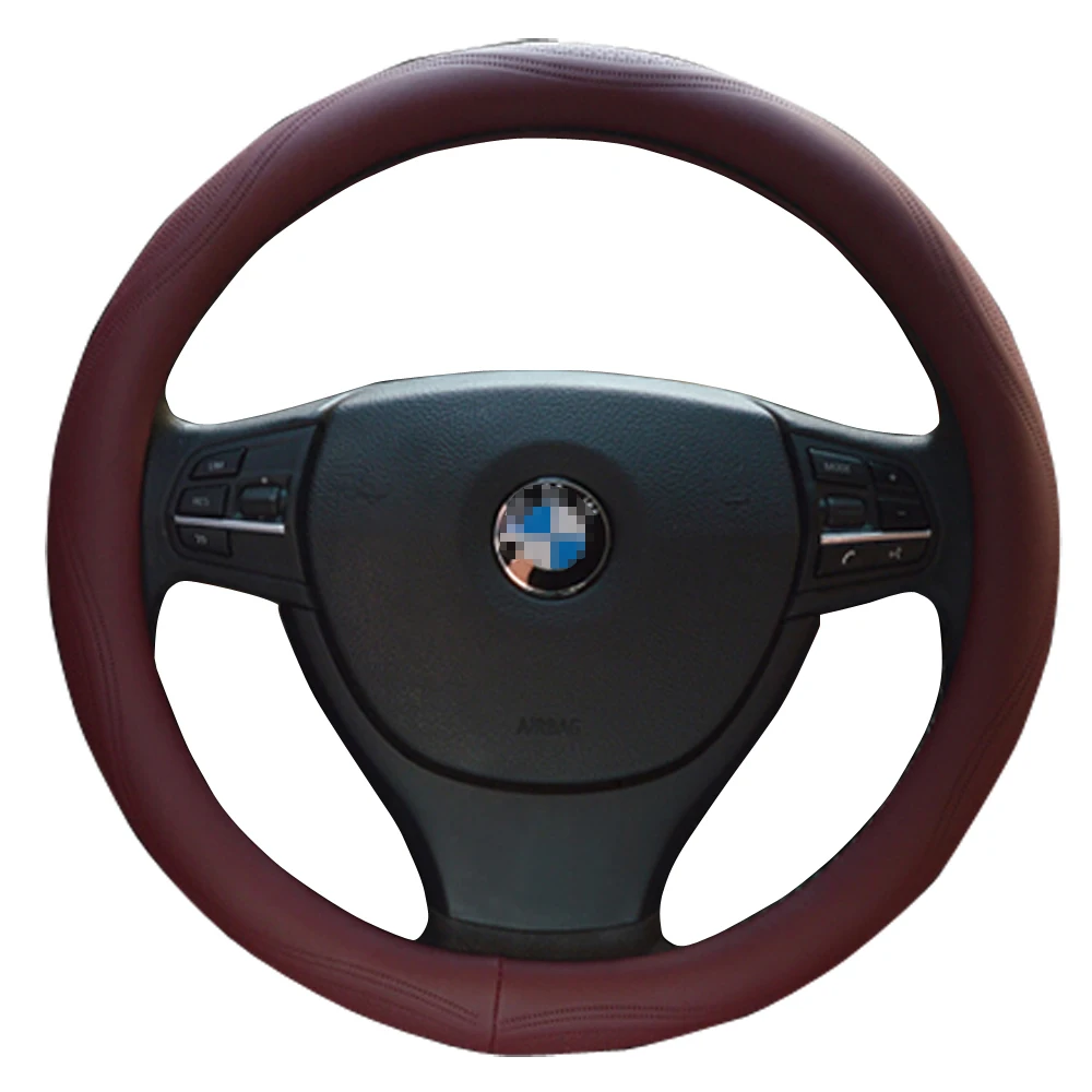 PU Leather Steering Wheel Cover Fit For Suzuki Reno Samurai Sidekick