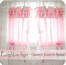 Fashion cake princess font b curtain b font sweet valance bow font b curtains b font