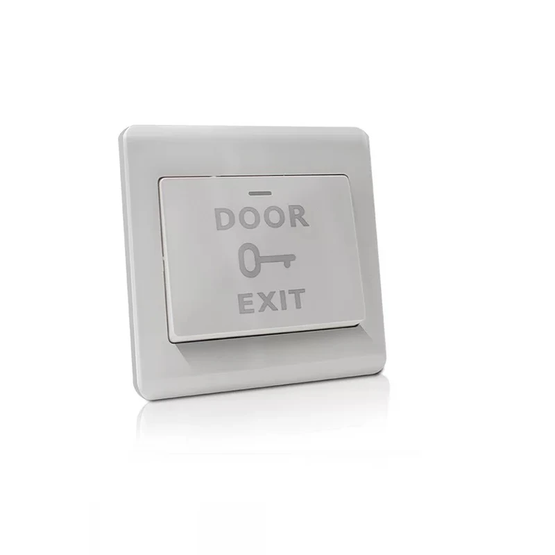  Electronic Door Exit Button Release Push Switch Plastic 86 laser marking metal bottom electronic access control switch (1)