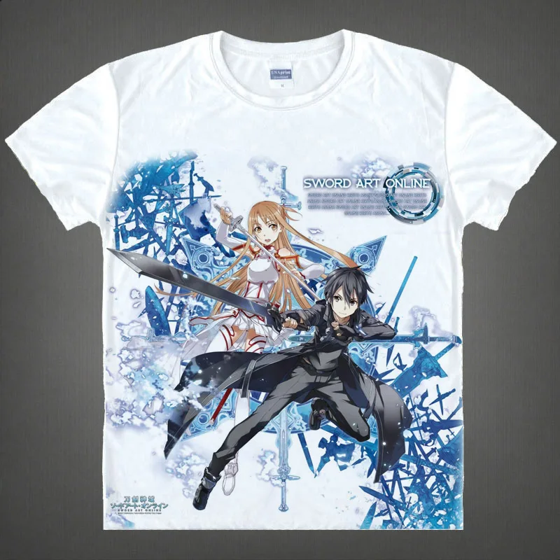 Sword Art Online T shirts kawaii Japanese Anime t shirt Manga Shirt