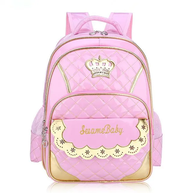 Buy 2018 waterproof pink Princess school bag children