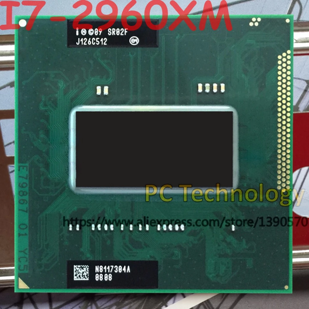 Original Intel Core I7 2960xm Cpu I7-2960xm Pga988 Laptop Processor 2 ...