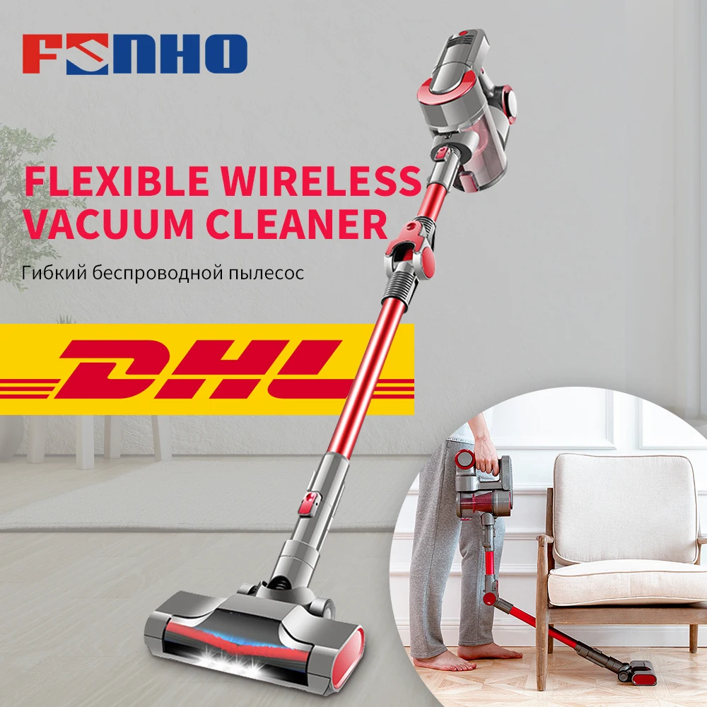 

FUNHO Wireless Vacuum Cleaner Foldable Handheld Remove Mites Machine Upright Robot Aspirador High Power Curtain Cleaner Home