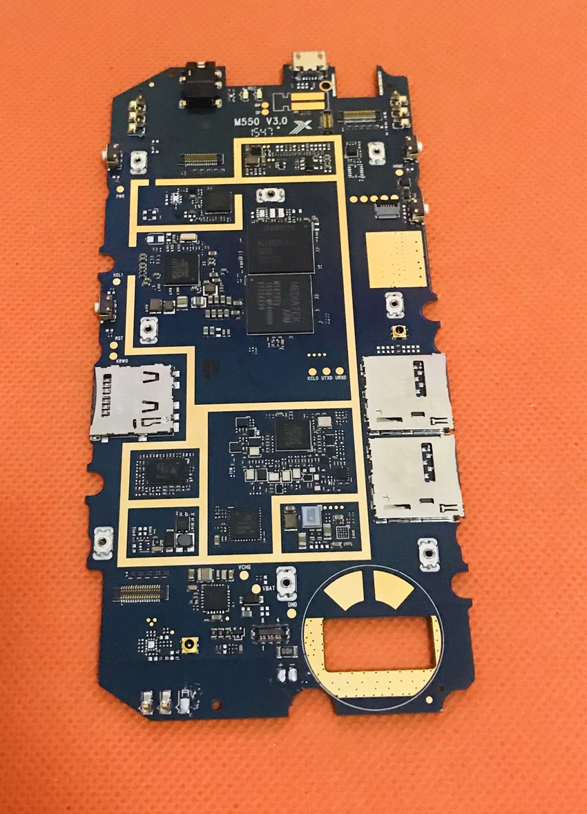 

Used Original mainboard 1G RAM+16G ROM Motherboard for Kenxinda W7 MTK6735 Quad Core 5.0 inch Free shipping