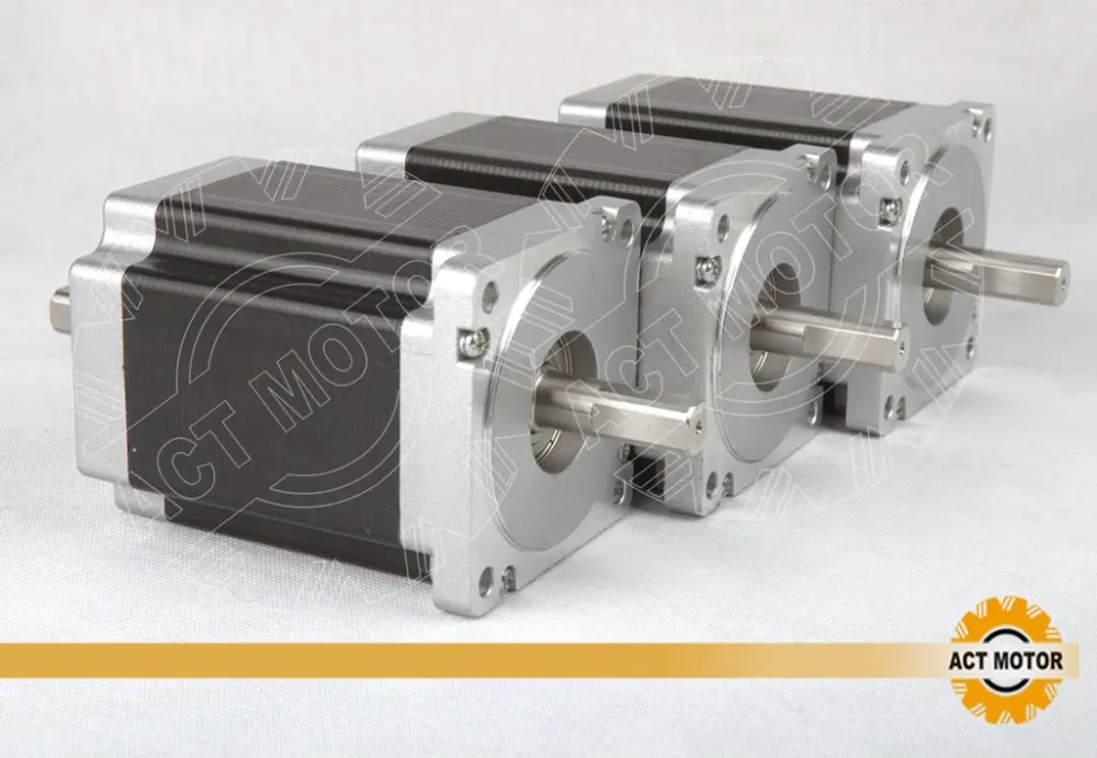 

ACT 1232 0Z 4-lead 5.6A 3PCS nema 34 stepper motor 116mm / 8.4N.M 34HS1456B