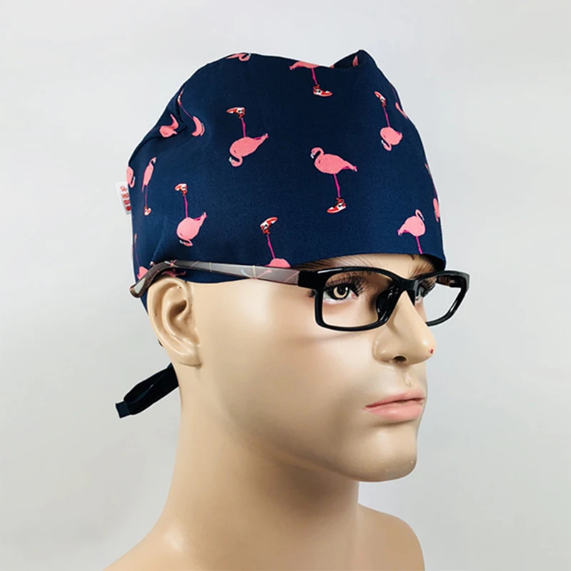 sanxiaxin Medical Scrub Surgical Nurse Cap New Pet Doctor Hat Hospital Doctor Surgery Hat Dentist Veterinary Medical Accessories - Цвет: hat