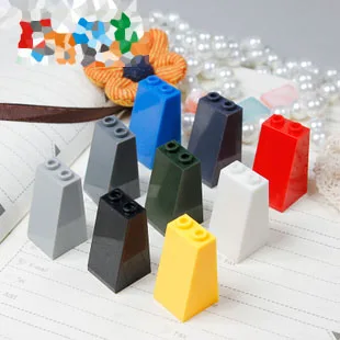 

Elements Brick Parts 3684 Slope 75 2 x 2 x 3 Classic Piece Building Block Toy Accessory Bricklink 224