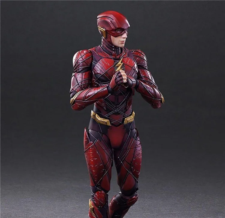 DC супер герой флэш фигурки Играть Искусство Лига Справедливости модель игрушки 25 см