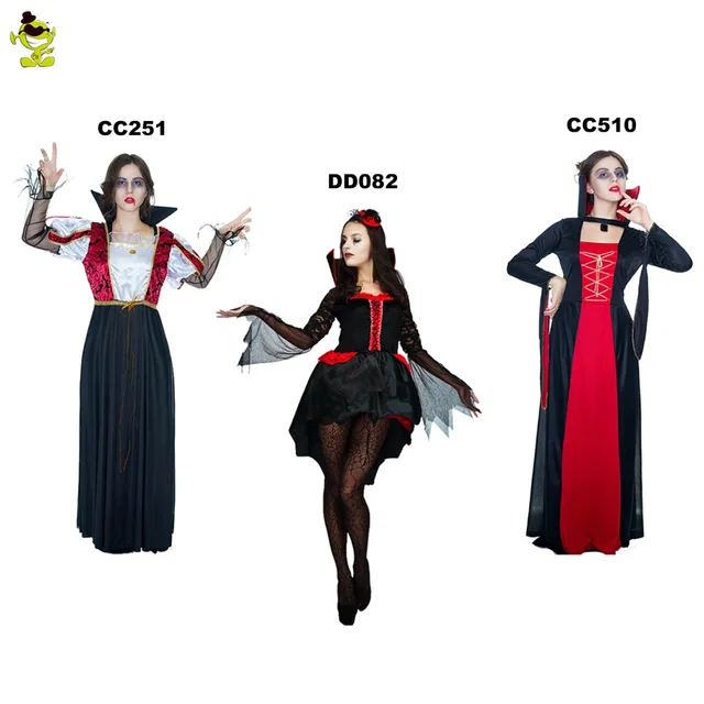 2018 Women's Devil Vampire Costumes For Women's Sexy Halloween Costumes