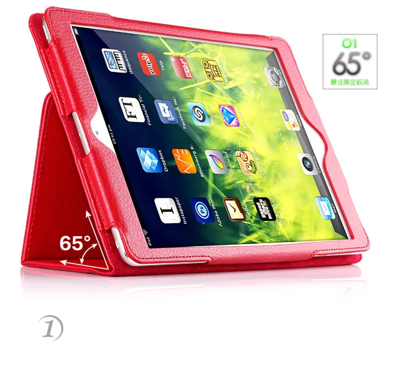 Чехол книжка из искусственной кожи для Apple ipad 2 3 4 с функцией автоматического