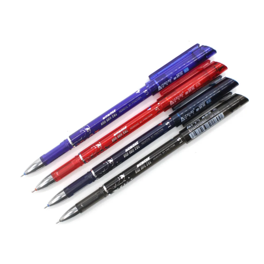 12 шт./упак. стираемые чернилами 0.5 мм гелевая ручка 4 цвета доступны для детей подарок