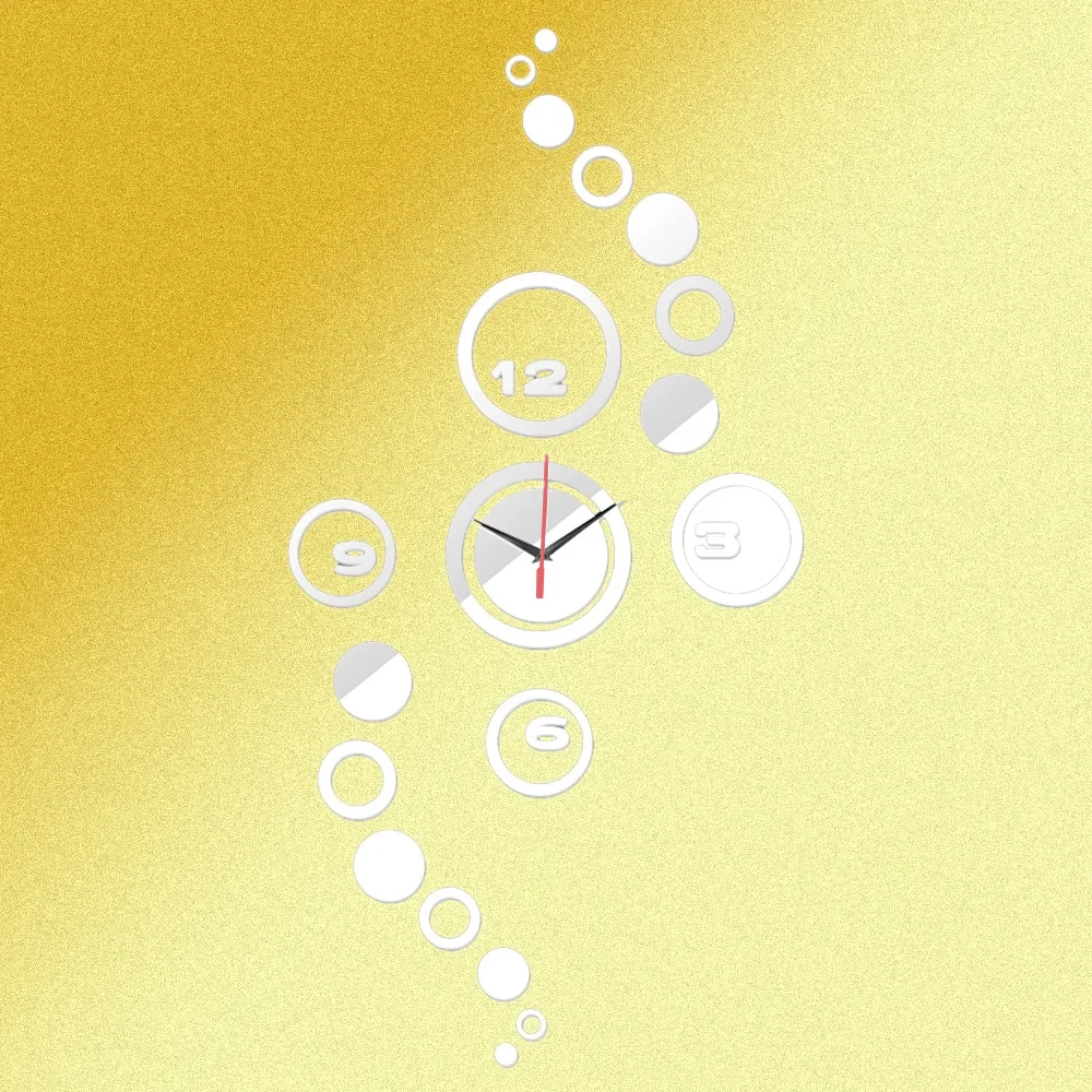 3D DIY Круг узор наклейки час современные зеркала дизайн искусство часы Reloj де сравнению настенные часы современный дизайнерские настенные часы