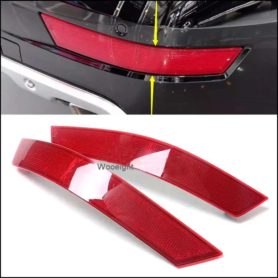 

Wooeight 2Pcs 1648200374 1648200375 Car Rear Bumper Reflector Lens Light Lamp Fit For Benz ML320 ML350 ML500 ML550 ML63 W164