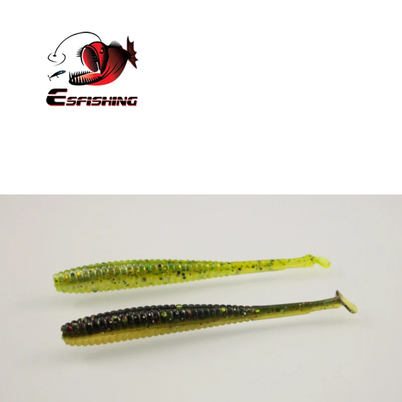 Esfishing мягкие приманки рыболовные I Shad Tail 10 шт. 70 мм морская рыболовная силиконовая