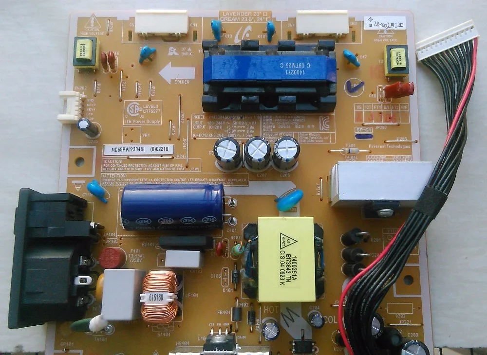 Плата питания для Samsung P2250 P2250W P2050 P2350 P/N PWI2304SL 155 мм x 148 с переключателем|board|board boardboard