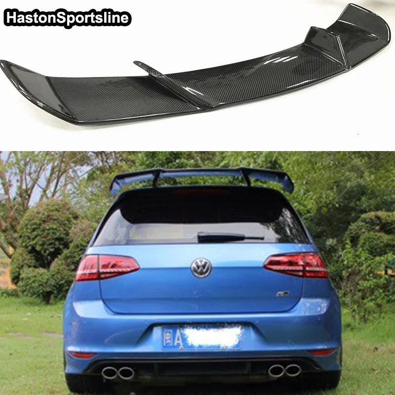 

Golf 7 MK7 Revozport Style Carbon Fiber Auto Car Roof Spoiler Wing for Volkswagen VW Golf VII Golf7 GTI With R Only