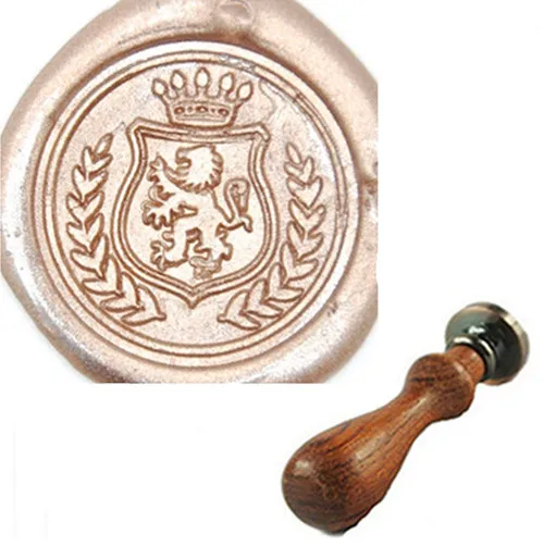  Lion Crest Wax Seal Stamp Great for Embellishment of Envelopes Invitations Wine Packages Greeting C - 33005789479